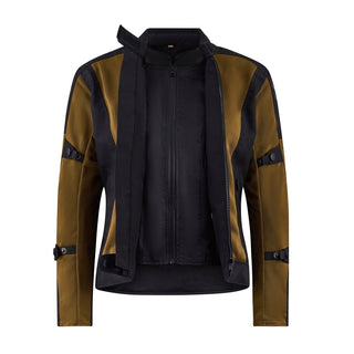 MotoGirl Bonnie Jacket Matte Gold - available at Veloce Club