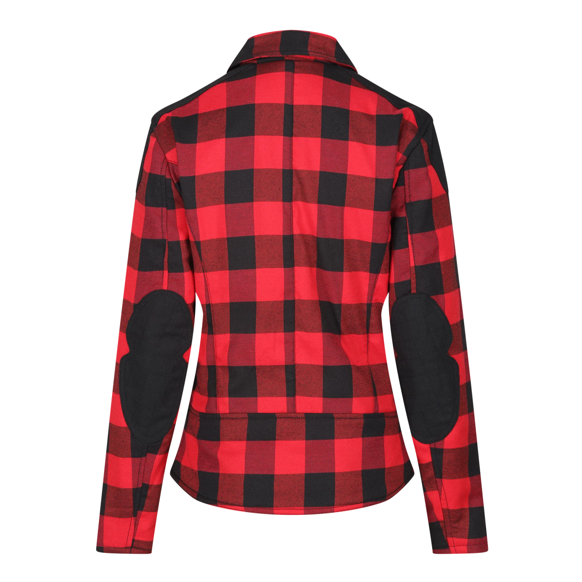 MotoGirl Jessie Flannel Jacket in Red