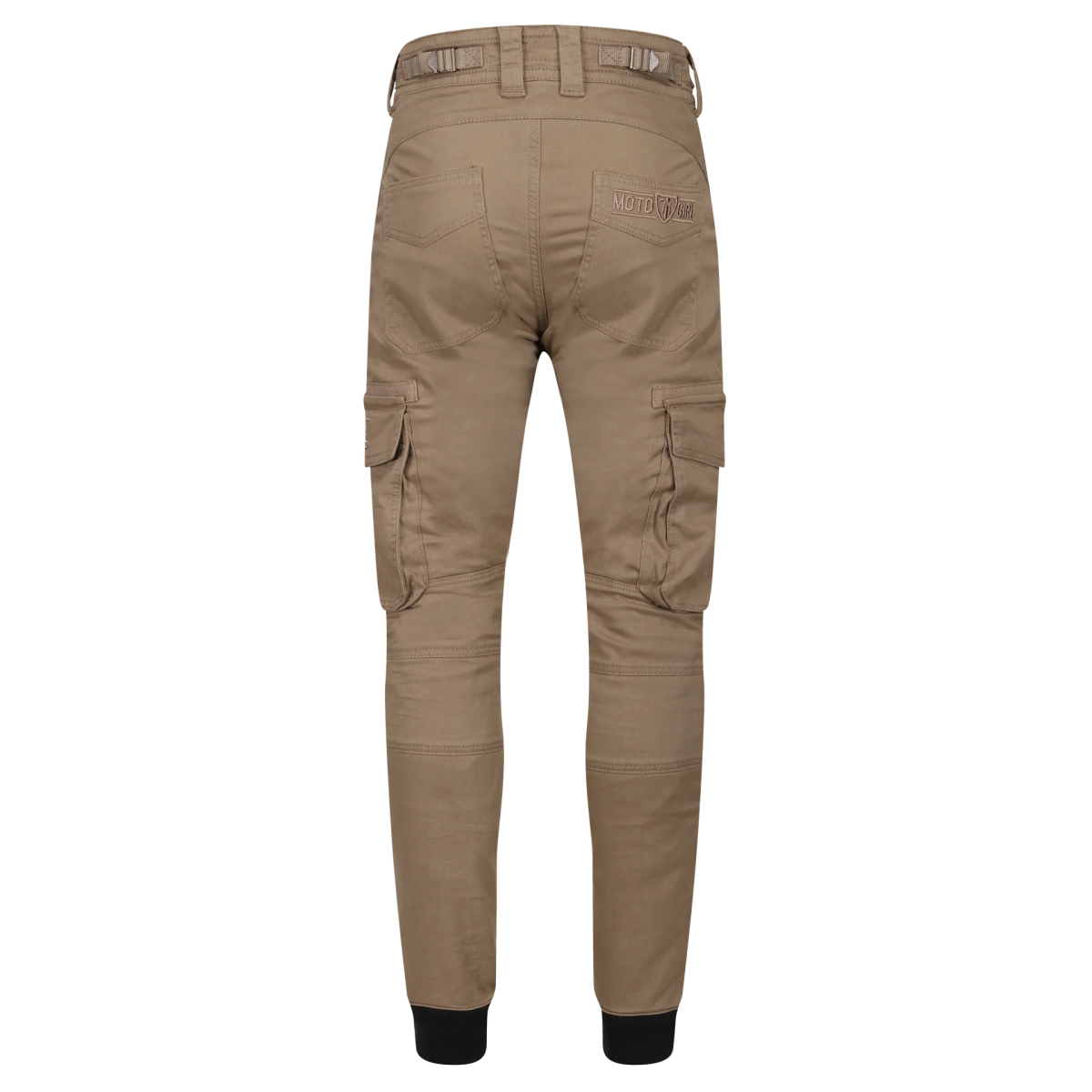 MotoGirl Lara Cargo trousers in Beige