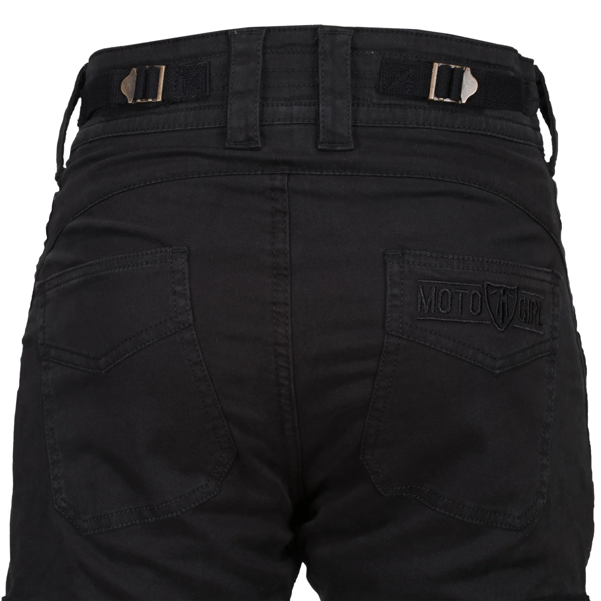 MotoGirl Lara Cargo trousers in Black