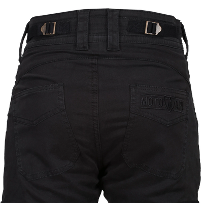 MotoGirl Lara Cargo trousers in Black