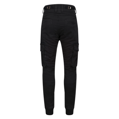MotoGirl Lara Cargo trousers in Black