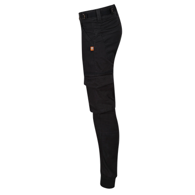 MotoGirl Lara Cargo trousers in Black