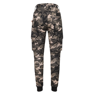MotoGirl Lara Cargo trousers in Camo