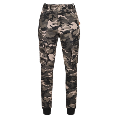 MotoGirl Lara Cargo trousers in Camo