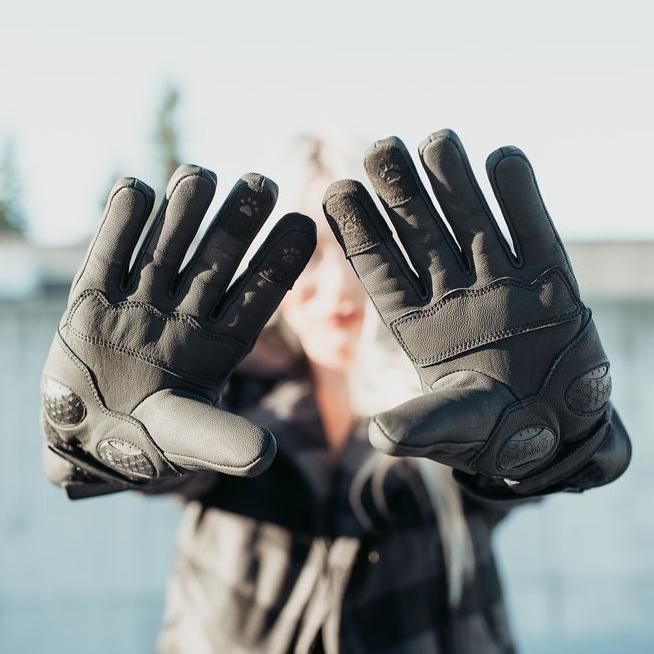 MotoGirl Nandi Gloves in Black