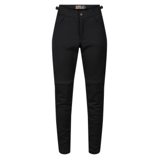 MotoGirl Nimi Zip Trousers in Black - available at Veloce Club
