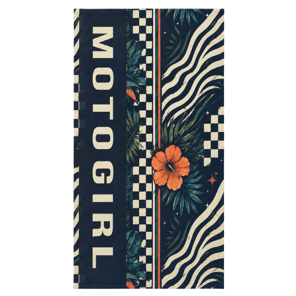 MotoGirl Tropical Flower Neck tube