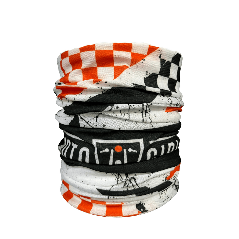 MotoGirl Union Jack Neck tube - available at Veloce Club