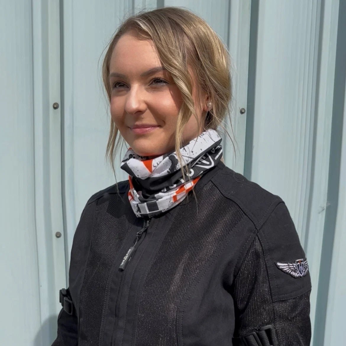 MotoGirl Union Jack Ladies Neck tube | Veloce Club