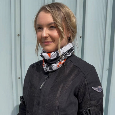 MotoGirl Union Jack Ladies Neck tube | Veloce Club