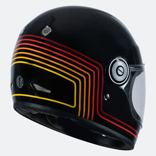 Origine Vega Sunrise Helmet in Black and red - available at Veloce Club