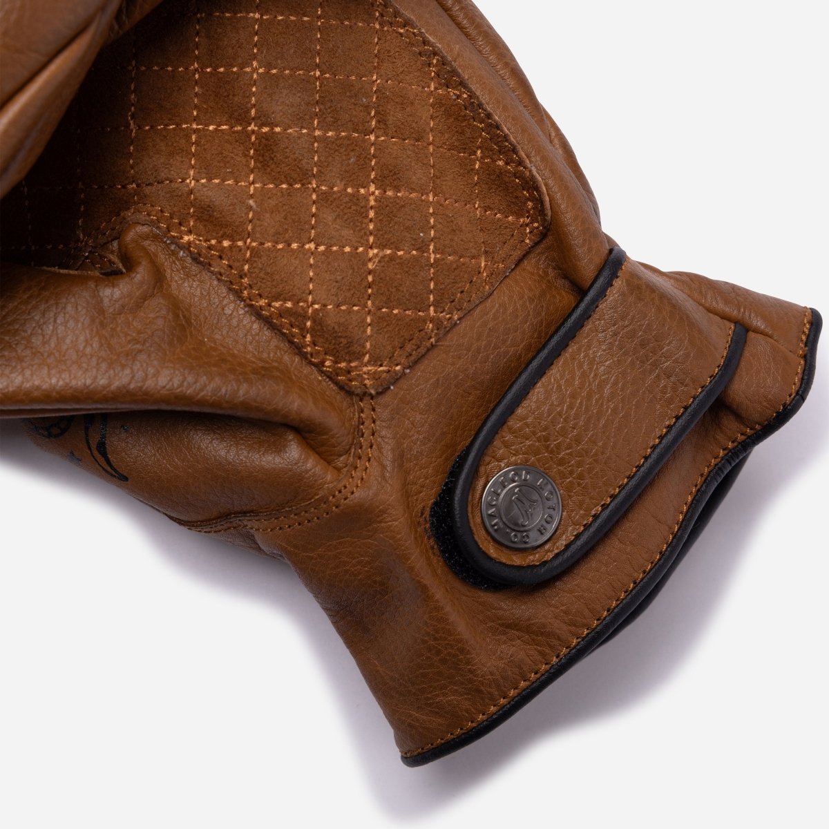 Macleod Motor Co Outlaw Motorcycle Gloves Brown | Veloce Club