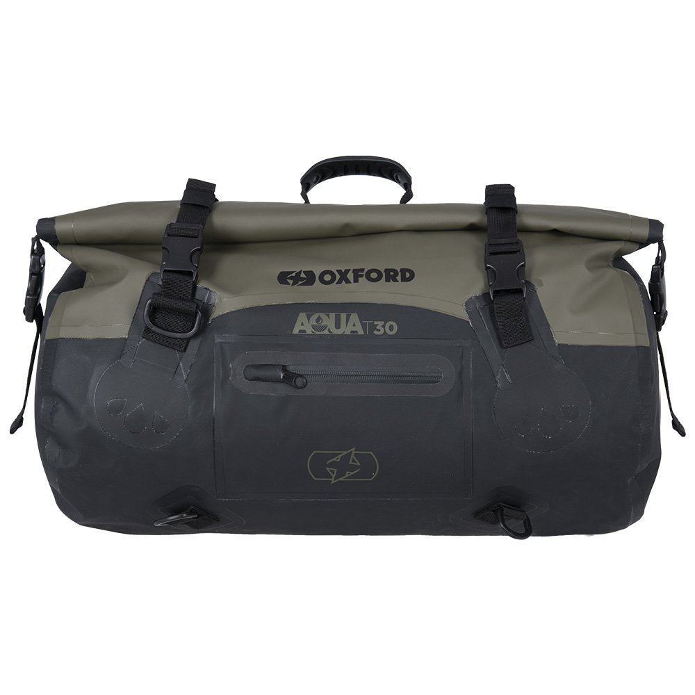 Oxford Aqua T - 30 Roll Bag in Black and Khaki