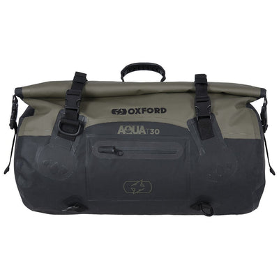 Oxford Aqua T - 30 Roll Bag in Black and Khaki