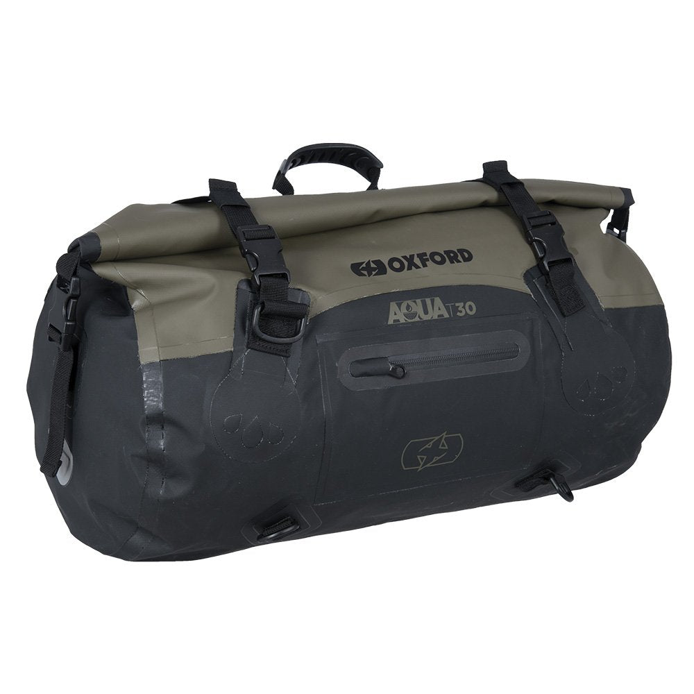 Oxford Aqua T - 30 Roll Bag in Black and Khaki
