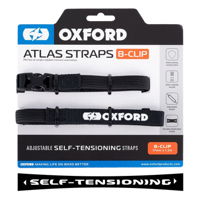 Oxford Atlas B - Clip 17mm x 2M Black (Pair)