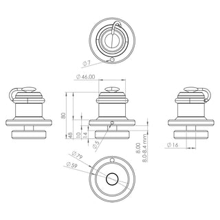 Oxford Beast Motorcycle Disc Lock- available at Veloce Club