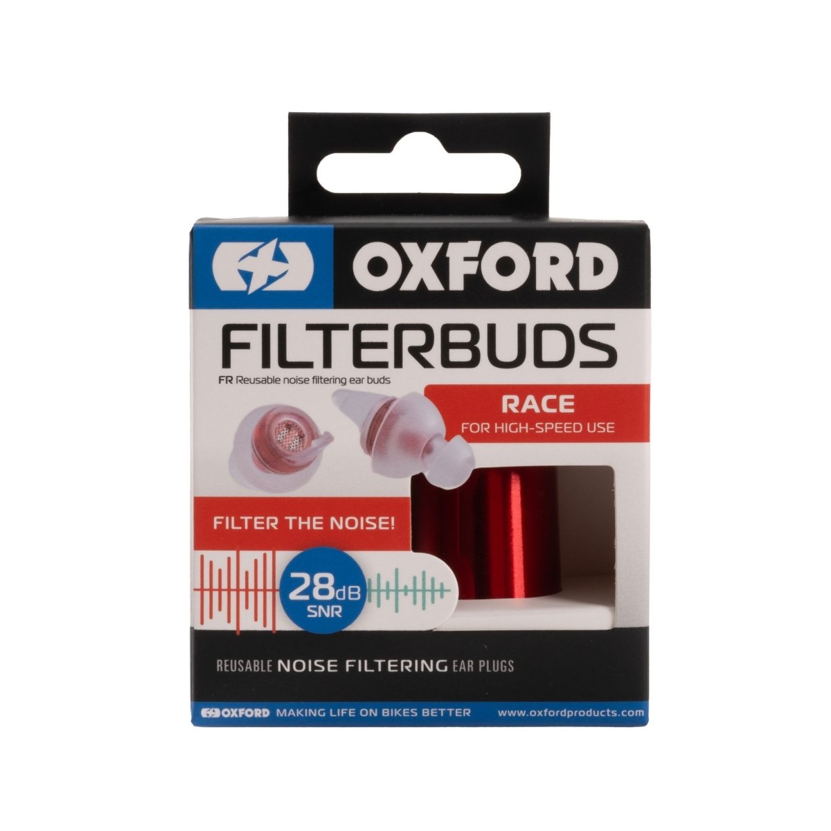 Oxford FilterBuds Race 28 SNR
