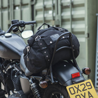 Oxford Heritage 30L Roll Bag in Black - available at Veloce Club