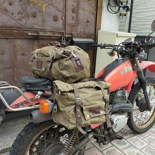 Oxford Heritage 30L Roll Bag in Khaki - available at Veloce Club