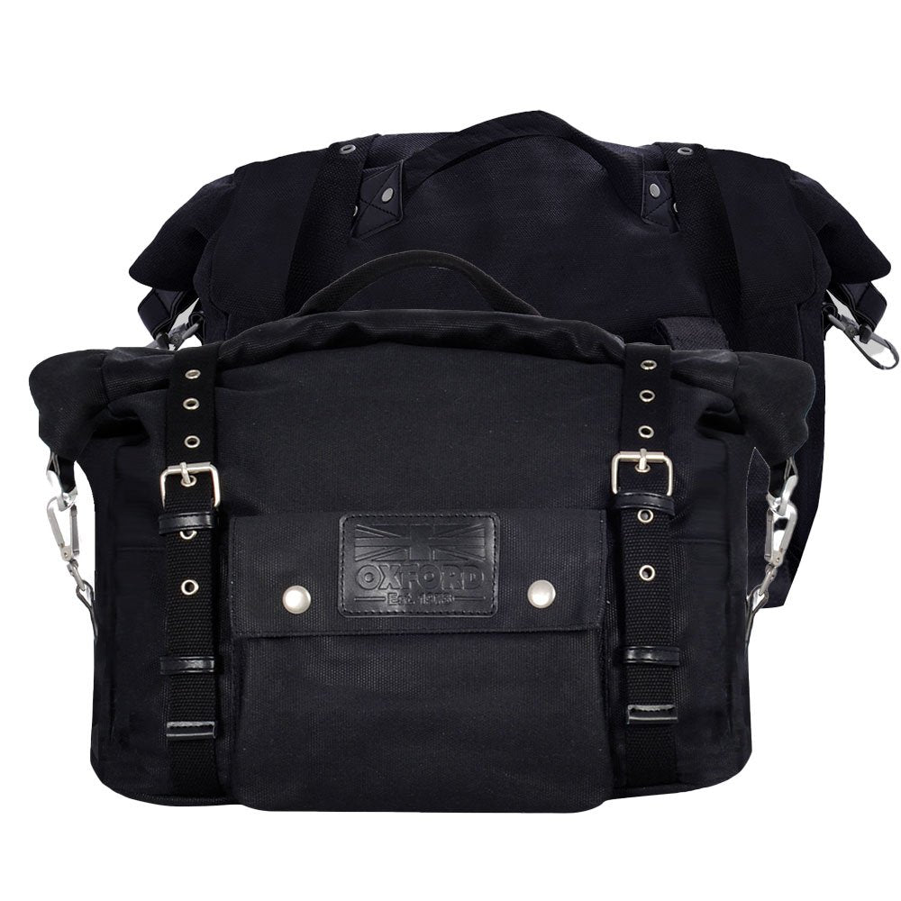 Oxford Heritage 40L Panniers in Black