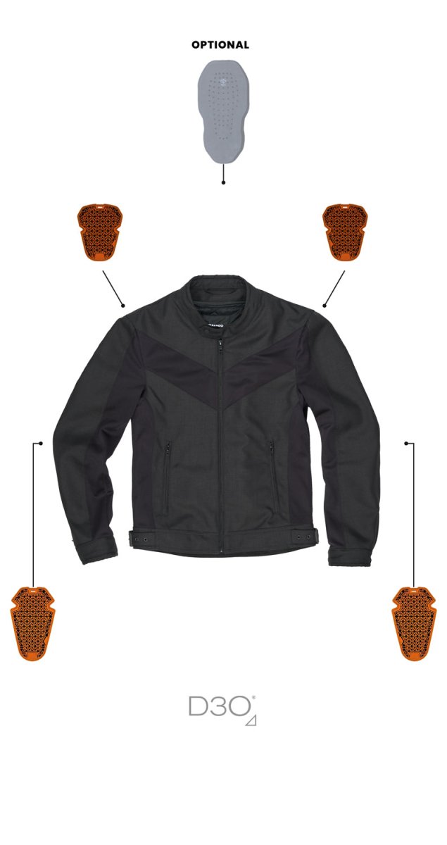 Pando Moto Air Tate Jacket - Black | Veloce Club