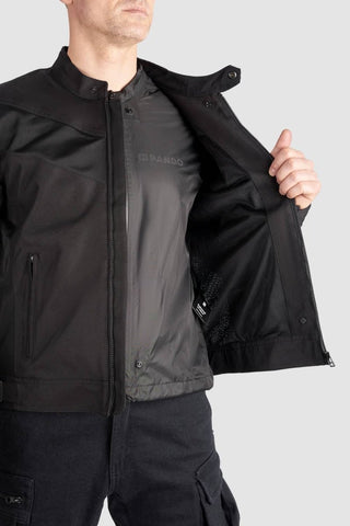 Pando Moto Air Tate Jacket in Black - available at Veloce Club
