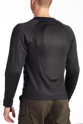 Pando Moto COMMANDO UH BLACK Men’s Light - Weight Motorcycle Jacket - available at Veloce Club