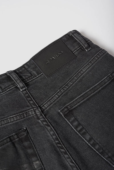 Pando Moto Kaya Slim Women's Jeans - Grey | Veloce Club