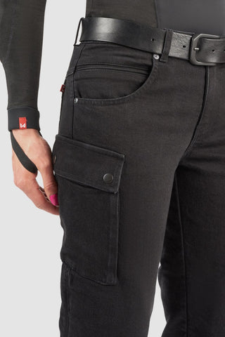 Pando Moto Mila Cargo – Motorcycle Jeans for Women with Chino Style Cordura® - available at Veloce Club