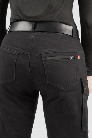 Pando Moto Mila Cargo – Motorcycle Jeans for Women with Chino Style Cordura® - available at Veloce Club