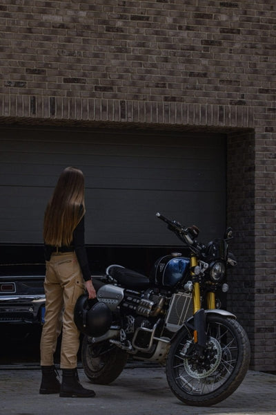 Pando Moto Mila Cargo Women's Chino | Veloce Club