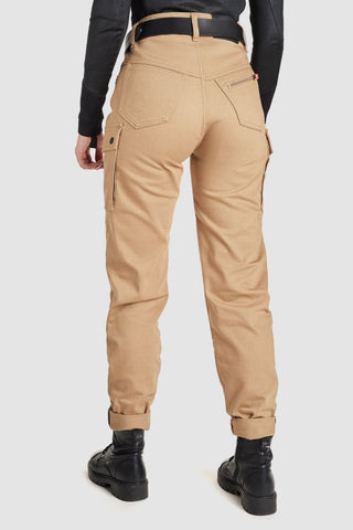 Pando Moto Mila Cargo – Motorcycle Jeans for Women with Chino Style Cordura® - available at Veloce Club