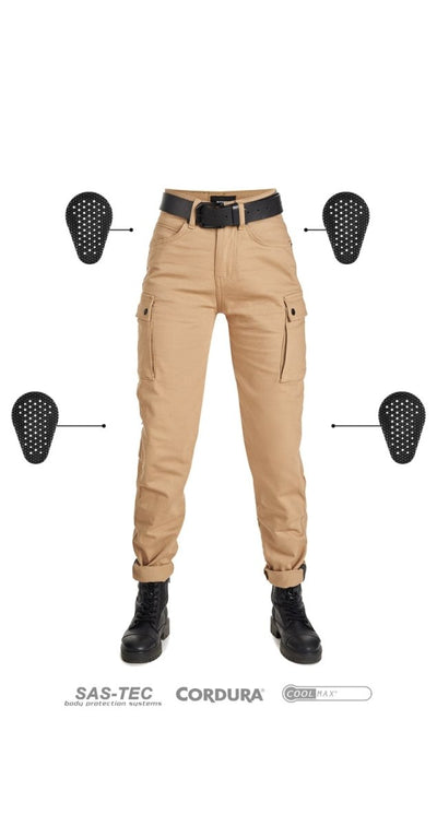 Pando Moto Mila Cargo Women's Chino | Veloce Club