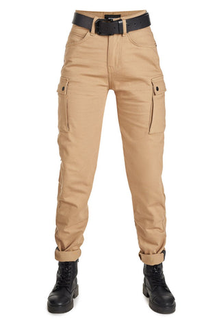 Pando Moto Mila Cargo – Motorcycle Jeans for Women with Chino Style Cordura® - available at Veloce Club