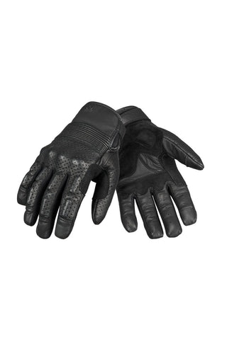 Pando Moto Onyx 02 Gloves in Black - available at Veloce Club
