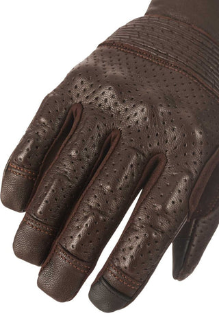 Pando Moto Onyx 02 Gloves in Brown - available at Veloce Club