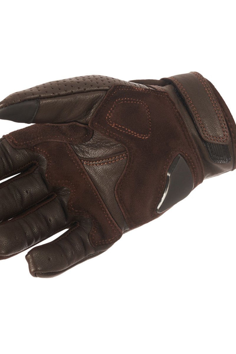 Pando Moto Onyx 02 Gloves - Brown | Veloce Club