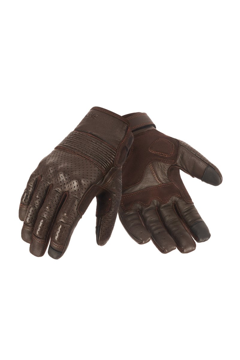 Pando Moto Onyx 02 Gloves - Brown | Veloce Club