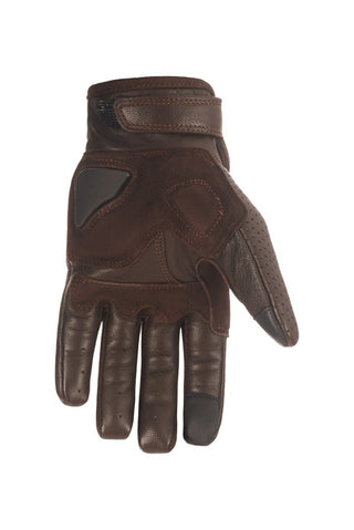 Pando Moto Onyx 02 Gloves in Brown - available at Veloce Club
