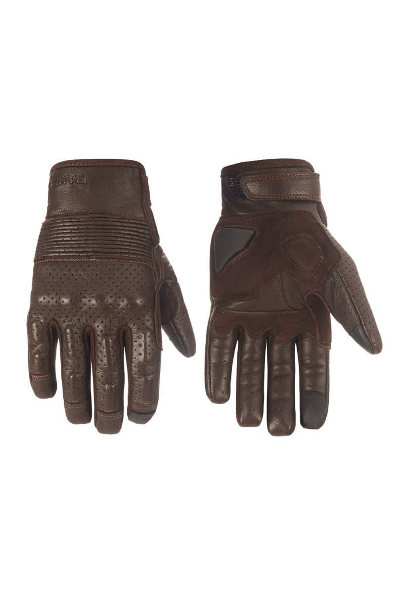Pando Moto Onyx 02 Gloves - Brown | Veloce Club