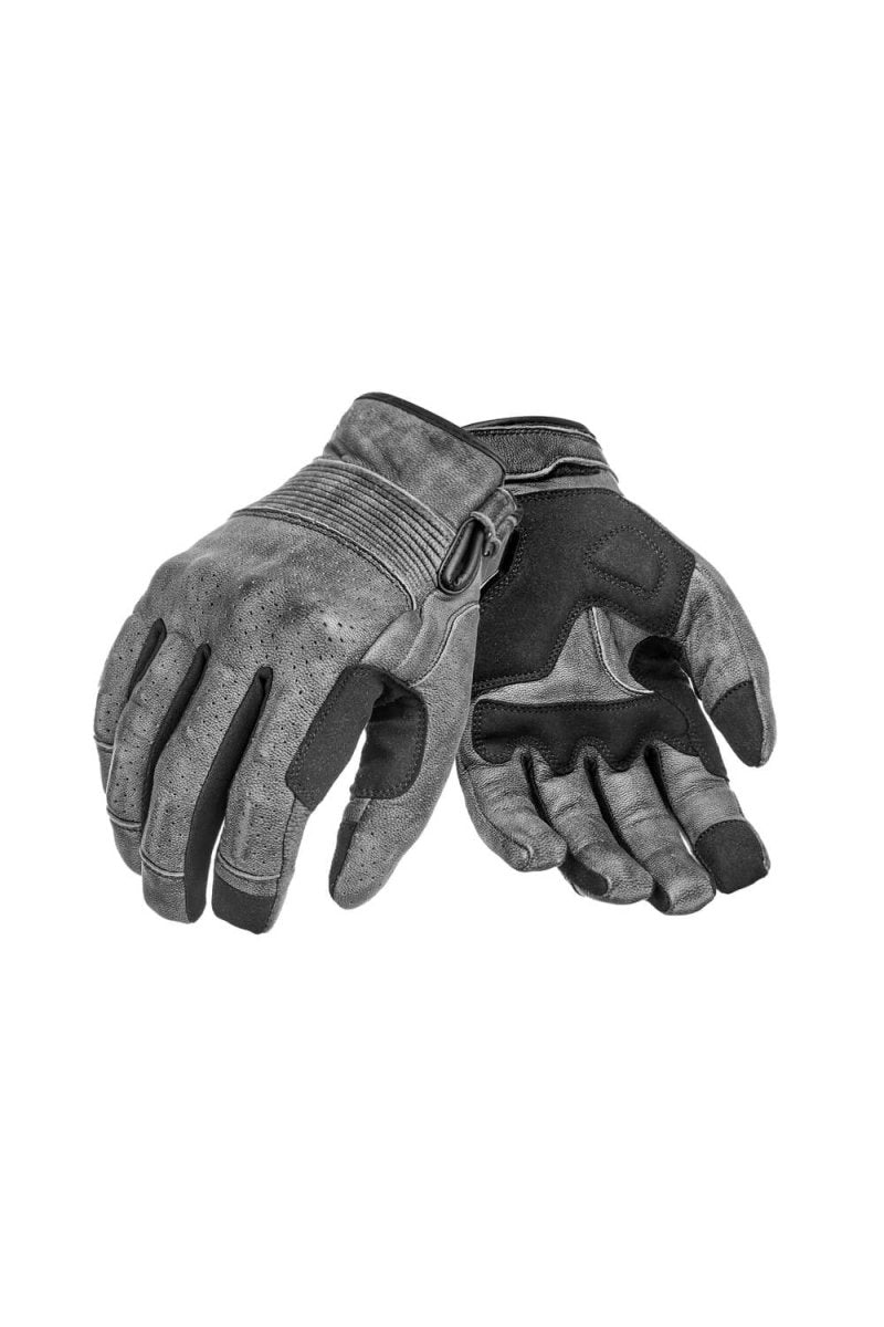 Pando Moto Onyx Gloves - Grey | Veloce Club