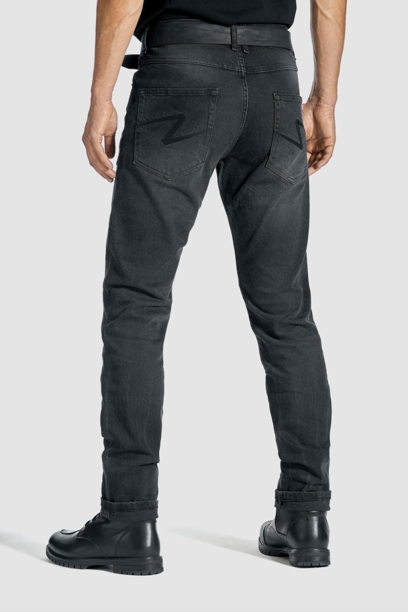 Pando Moto Robby Slim Jean in Black | Veloce Club