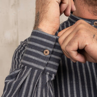 Pike Brothers 1923 Buccanoy Shirt Beppu Blue - available at Veloce Club