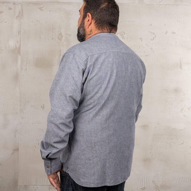 Pike Brothers 1923 Buccanoy Shirt Brisbane Blue - available at Veloce Club