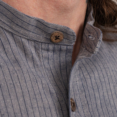 Pike Brothers 1923 Buccanoy Shirt Grey Striped | Veloce Club