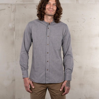 Pike Brothers 1923 Buccanoy Shirt Grey Striped | Veloce Club