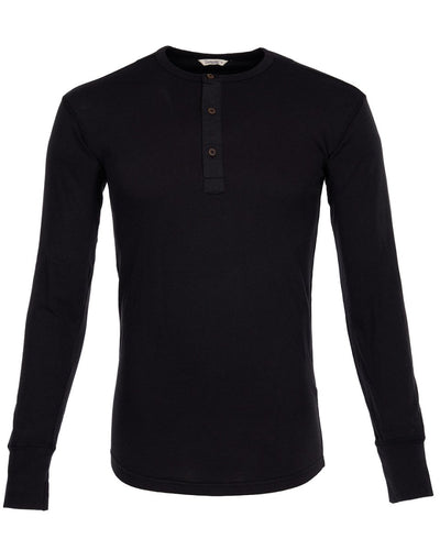 Pike Brothers 1927 Henley Shirt Faded Black - available at Veloce Club
