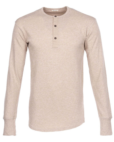 Pike Brothers 1927 Henley Shirt Long Sleeve in Oatmeal - available at Veloce Club